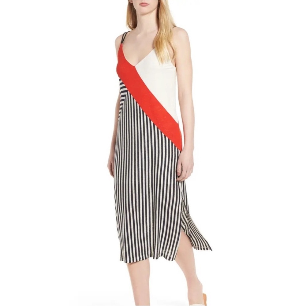 Splendid x Margherita Positano Linen Slipdress
Sleeveless Asymmetrical